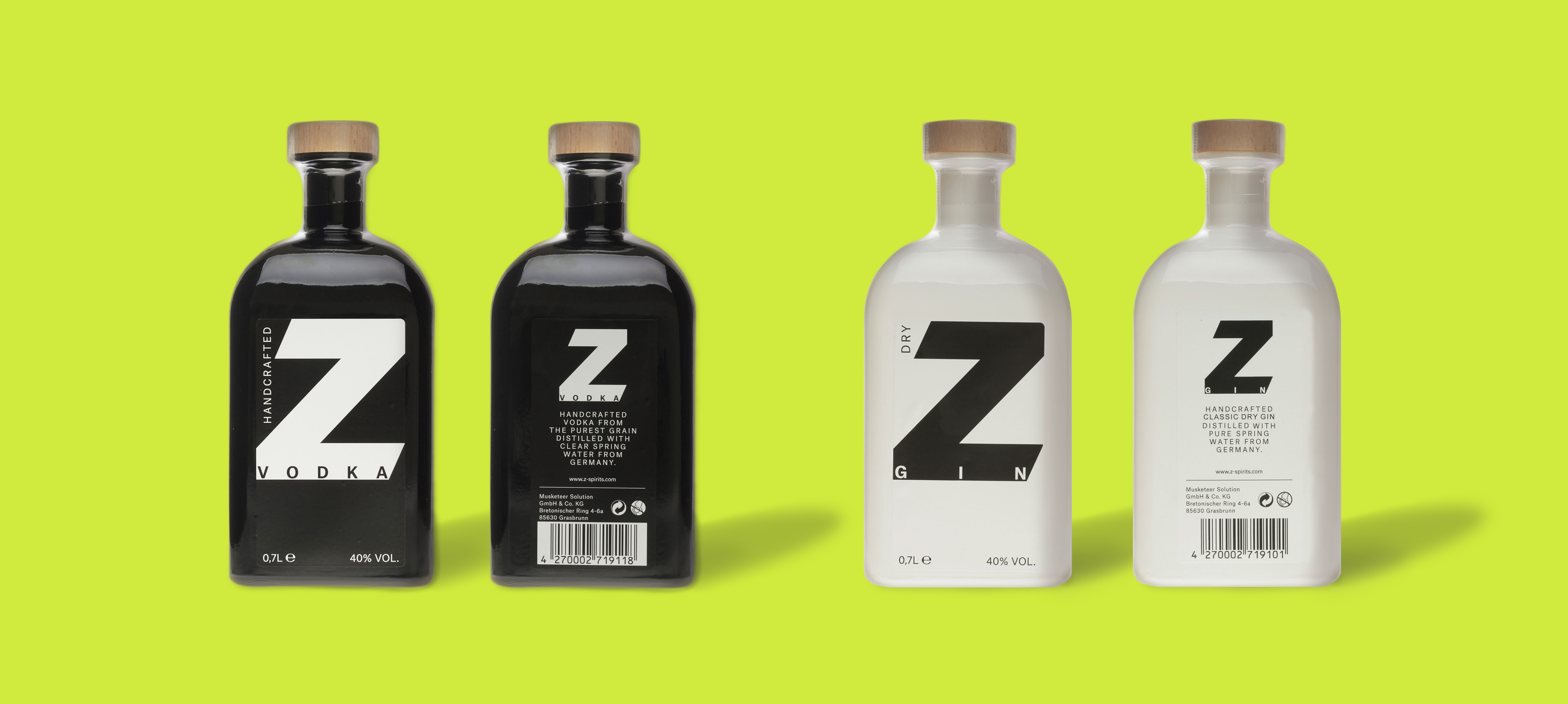 Z Gin & Z Vodka